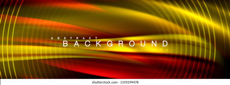 Fluid color wave line background. Trendy abstract layout template for business or technology presentation, internet poster or web brochure cover, wallpaper. Vector illustration