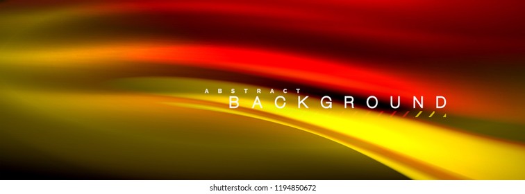 Fluid color wave line background. Trendy abstract layout template for business or technology presentation, internet poster or web brochure cover, wallpaper. Vector illustration