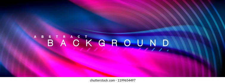 Fluid color wave line background. Trendy abstract layout template for business or technology presentation, internet poster or web brochure cover, wallpaper. Vector illustration