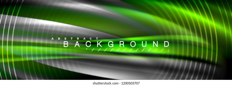 Fluid color wave line background. Trendy abstract layout template for business or technology presentation, internet poster or web brochure cover, wallpaper. Vector illustration
