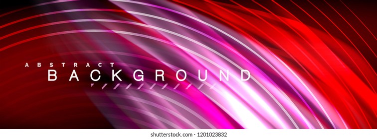 Fluid color wave line background. Trendy abstract layout template for business or technology presentation, internet poster or web brochure cover, wallpaper. Vector illustration