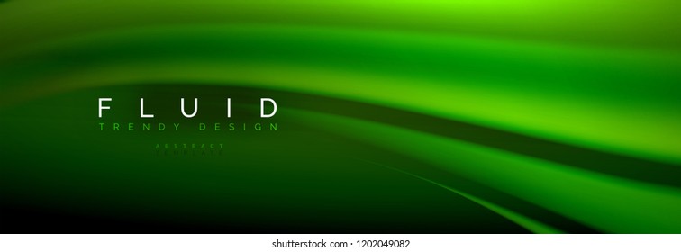 Fluid color wave line background. Trendy abstract layout template for business or technology presentation, internet poster or web brochure cover, wallpaper. Vector illustration