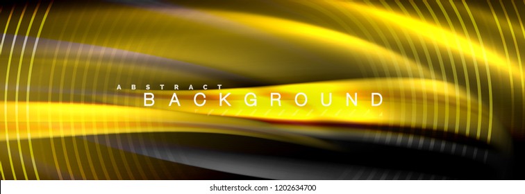 Fluid color wave line background. Trendy abstract layout template for business or technology presentation, internet poster or web brochure cover, wallpaper. Vector illustration