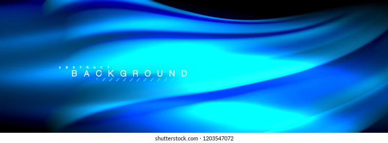 Fluid color wave line background. Trendy abstract layout template for business or technology presentation, internet poster or web brochure cover, wallpaper. Vector illustration
