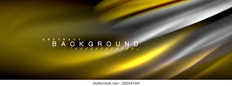 Fluid color wave line background. Trendy abstract layout template for business or technology presentation, internet poster or web brochure cover, wallpaper. Vector illustration