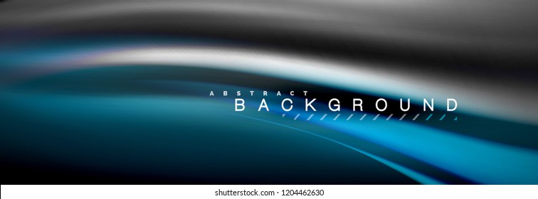 Fluid color wave line background. Trendy abstract layout template for business or technology presentation, internet poster or web brochure cover, wallpaper. Vector illustration