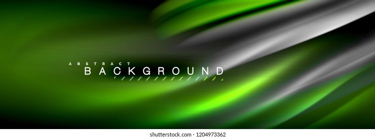 Fluid color wave line background. Trendy abstract layout template for business or technology presentation, internet poster or web brochure cover, wallpaper. Vector illustration