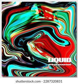 Fluid and colorful abstract background style.