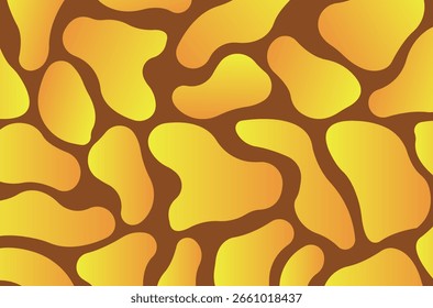 Fundo laranja abstrato colorido fluido.