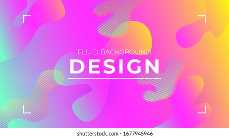 Diseño de fondo fluido y colorido. Composición de formas de degradado líquido. Diseño de vectores para sitios web, banners, presentaciones, afiches e invitaciones. Vector Eps 10.
