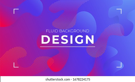 Fluid colorful background design. Liquid gradient shapes composition. Vector layout for websites, banners, presentations, posters and invitations. Eps 10 vector.
