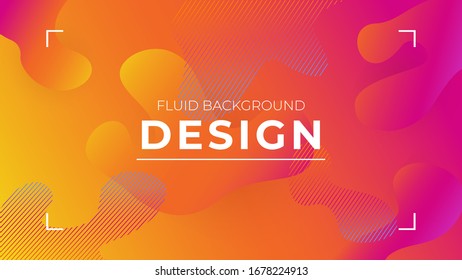 Flüssig bunter Hintergrund-Design. Zusammensetzung der flüssigen Farbverläufe Vektorillustration Layout für Webseiten, Banner, Präsentationen, Poster und Einladungen. EPS10 Vektorillustration.
