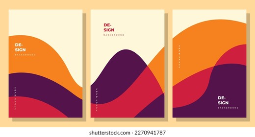 Fluid colorful background template copy space for poster, banner, landing page, presentation page, or business card