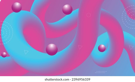 Fluid colorful gradient abstract background design.