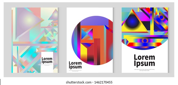 Fluid colorful liquid gradients. Modern abstract gradient shapes composition. Minimal Vector cover design. Futuristic design. Eps10 vector.