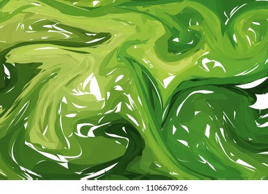 Fluid colorful shapes background. Green Trendy gradients. Fluid shapes composition. Abstract Modern Liquid Swirl Marble flyer design for background. vector Eps10.