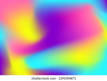 Fluid colorful shapes composition background. Neon bright trendy gradients. Collage. Vector