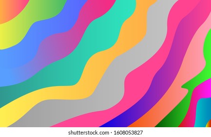 Fluid colorful shapes composition for backgrounds. Trendy liquid gradients. Eps10 vector.