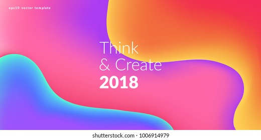 Fluid colorful shapes composition. Trendy gradients. Eps10 vector. Fluid colorful shapes composition. Trendy gradients. Eps10 vector.