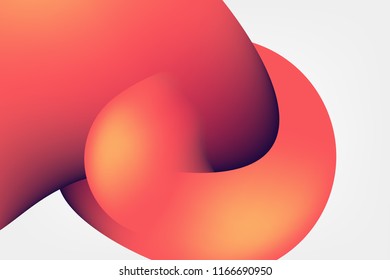 Fluid colorful shapes composition. Trendy gradients, vector illustrator