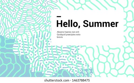 Fluid colorful shapes, Creative pop art vector illustration of vivid splashes and blots with organic Reaction-Diffusion pattern. Trendy retrofuturistic vaporwave/ neo memphis style.