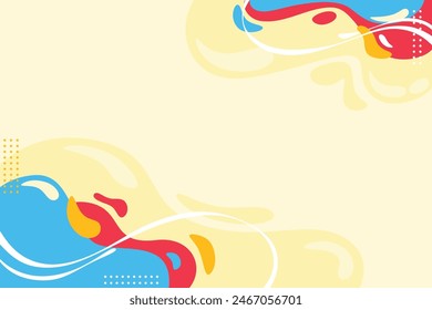 Fluid colorful soft abstract background