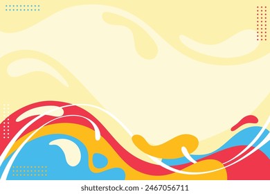 Fluid colorful soft abstract background
