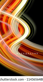 Colores fluidos fondo abstracto, diseño líquido retorcido sobre fondo negro, mármol colorido o textura de ondas plásticas, plantilla multicolor para presentación de negocios o tecnología o portada de folletos web
