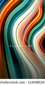 Colores fluidos fondo abstracto, diseño líquido retorcido sobre fondo negro, mármol colorido o textura de ondas plásticas, plantilla multicolor para presentación de negocios o tecnología o portada de folletos web