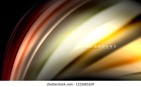 Fluid colors abstract background, twisted liquid design on black, colorful marble or plastic wave texture backdrop, multicolored template for business or technology presentation or web brochure cover