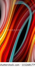 Colores fluidos fondo abstracto, diseño líquido retorcido sobre fondo negro, mármol colorido o textura de ondas plásticas, plantilla multicolor para presentación de negocios o tecnología o portada de folletos web