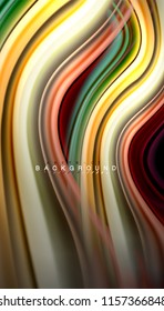 Fluid colors abstract background, twisted liquid design on black, colorful marble or plastic wave texture backdrop, multicolored template for business or technology presentation or web brochure cover