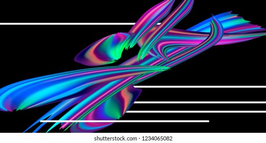 Fluid colors abstract background, twisted liquid design on black, colorful marble or plastic wave texture backdrop, multicolored template for business or technology presentation or web brochure cover