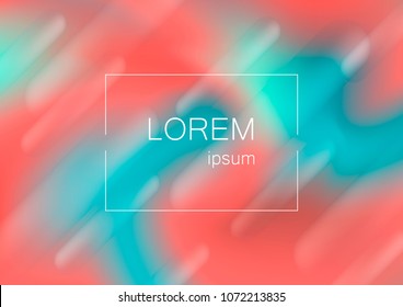 Fluid colors background. Bright colorful holographic shapes . Eps10 vector illustration.