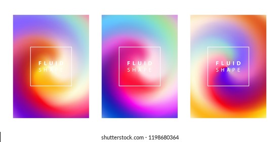 Fluid colors background. Vector illustration for social media banners, posters designs, ads, promotional material.