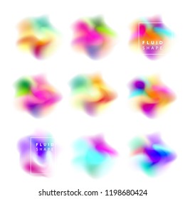 Fluid colors background. Vector illustration for social media banners, posters designs, ads, promotional material.