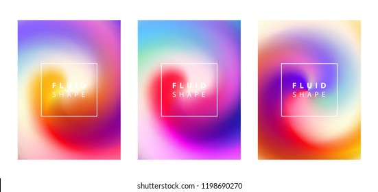 Fluid colors background. Vector illustration for social media banners, posters designs, ads, promotional material.
