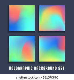 Fluid colors backgrounds set. Applicable for banner, cover, flyer, brochure, wallpaper, invitation card,poster. Vector template.