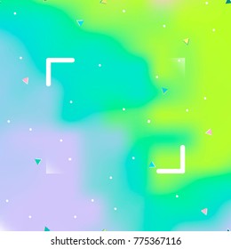 Fluid colors design. Blurred colorful background. Vector
