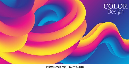 Colores fluidos. Forma líquida. Esplash de tinta. Nube colorida. Ola de flujo. Afiche moderno.Fondo de color. Vector.