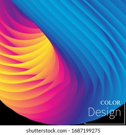 Fluid Colors. Liquid Shape. Ink Splash. Colorful Cloud. Flow Wave. Modern Poster. Color Background. Vector.