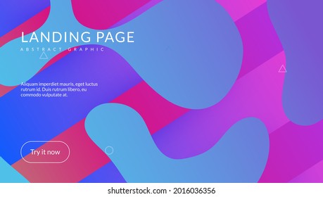 Fluid Cover. 3d Landing Page. Digital Pattern. Purple Hipster Flyer. Trendy Frame. Horizontal Backdrop. Dynamic Background. Flat Rainbow Poster. Lilac Fluid Cover