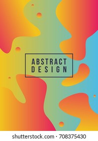 Fluid cover abstract background collection