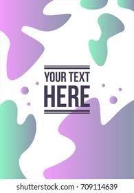 Fluid cover style design background