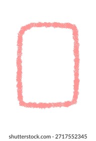 Fluid crayon sketch box frame with pastel border creates a rectangular outline for a quote. This background uses soft graphic texture, ideal for creative card element or abstract banner layout.