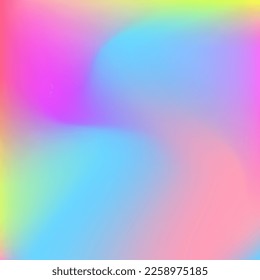 Fluid Curve Color Dynamic Multicolor Wallpaper. Rainbow Wavy Blue Light Smooth Surface. Purple Blurred Water Yellow Happy Swirl Gradient Mesh. Neon Liquid Pastel Green Pink Gradient Background.