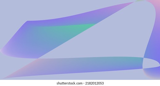 Fluid Dark Layers Violet Smooth Surface. Purple Dynamic Digital Smooth Minimal Gradient Mesh. Modern Lavender Futuristic Pastel Original Background. Shape Color Rainbow Multicolor Illustration.