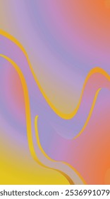  Fluid design features colorful abstract liquid in vector illustration for wallpaper, background, banner, flyer, social media story, and page layout design.