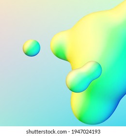 Flüssige Design-Flüssig-Blitze mit lebhaften, intensiven Farben, abstrakter Hintergrund