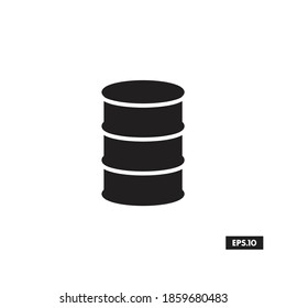 FLUID DRUM Icons. Fluid Symbols Silhouette Vector 